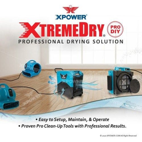 XPOWER XtremeDry® Pro-DIY Restoration TOTAL Clean-Up Tool Kit by XPOWER
